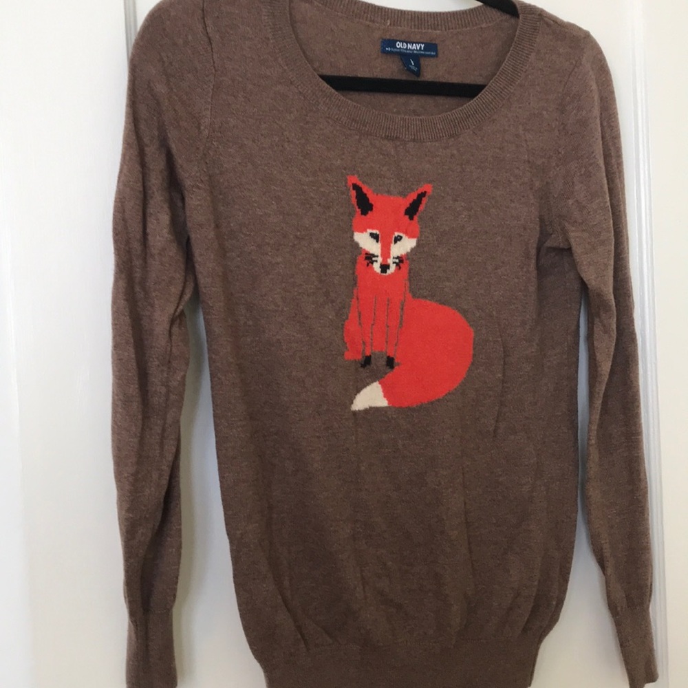 Adorable fox sweater
